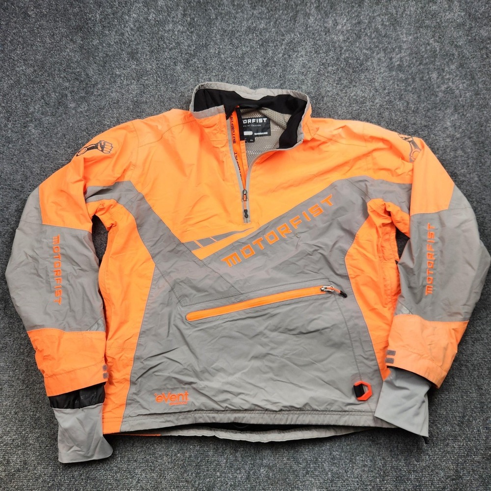 Men's Orange and Gray Ski Jacket